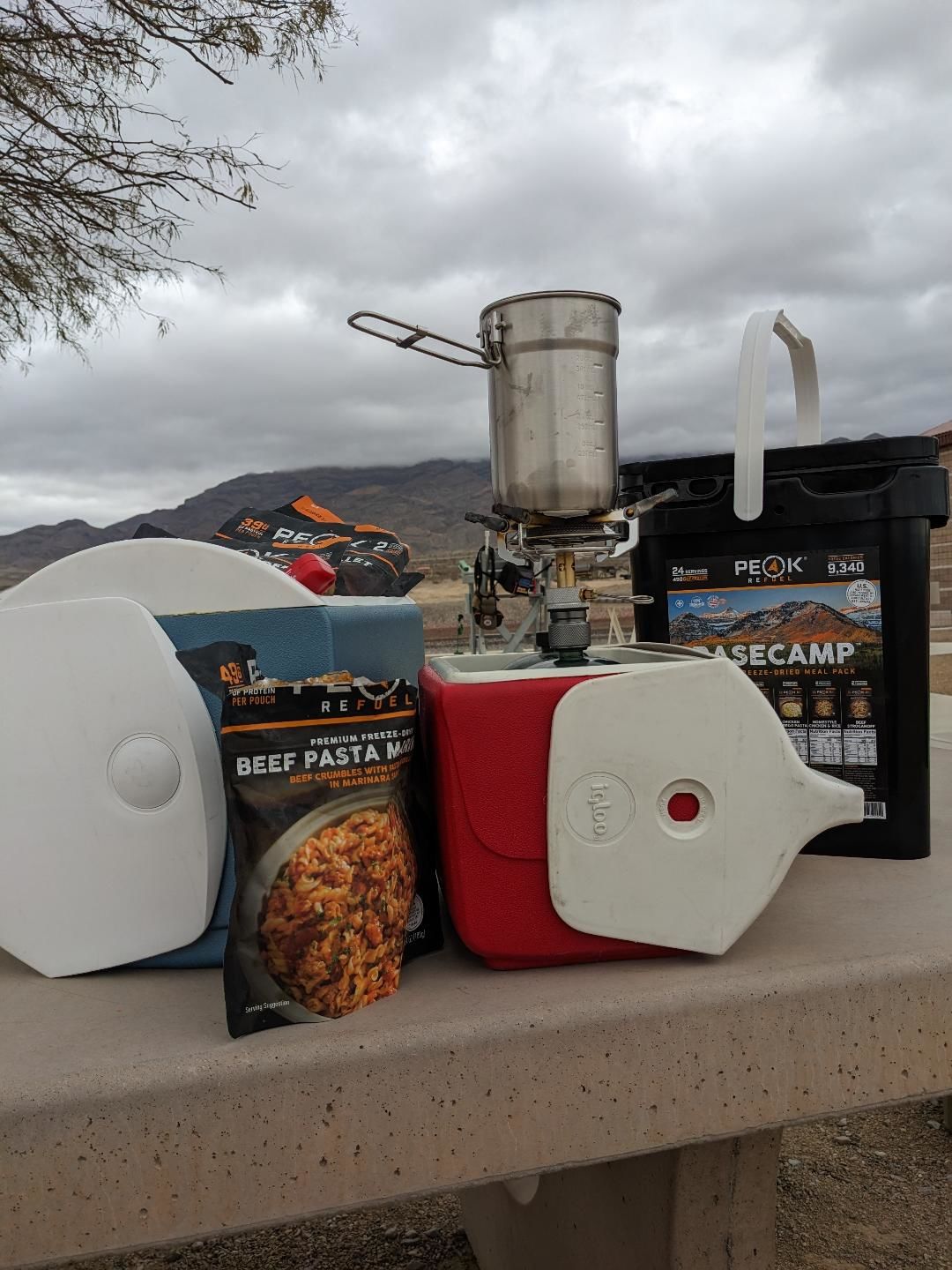 Customer photo review of Beef Pasta Marinara