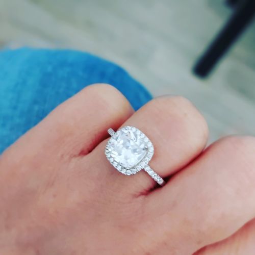 Customer photo review of Silver Timeless Ring