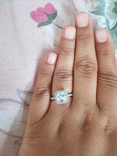 Customer photo review of Silver Timeless Ring