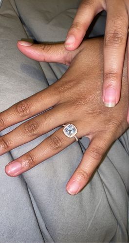Customer photo review of Silver Timeless Ring