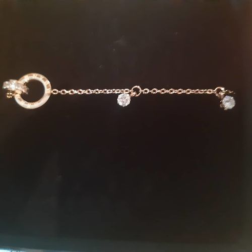 Customer photo review of Bracelet with Joined Rings & Crystals