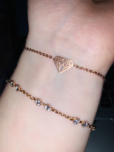 Customer photo review of Little Diamond Bracelet