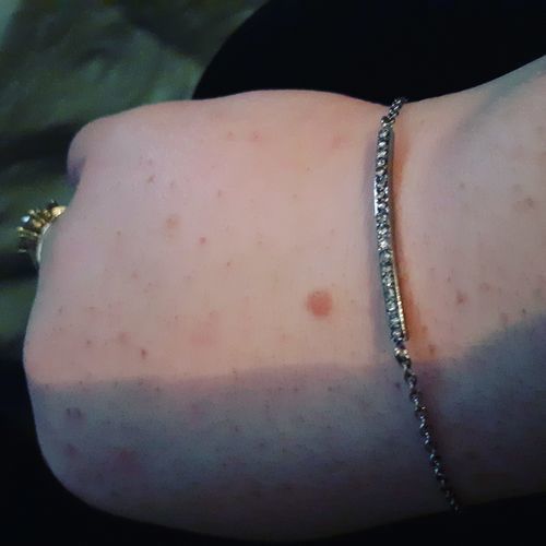 Customer photo review of Crystal Bar Bracelet