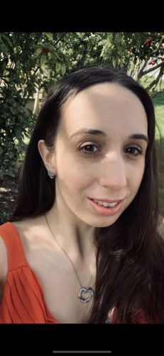 Customer photo review of Hearts with Austrian Crystals Earrings