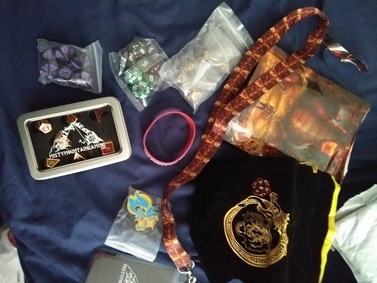 Customer photo review of $50 MYSTERY DICE BAG BUNDLE