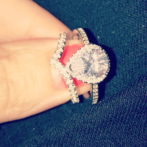 Customer photo review of Silver Minimalist Ring
