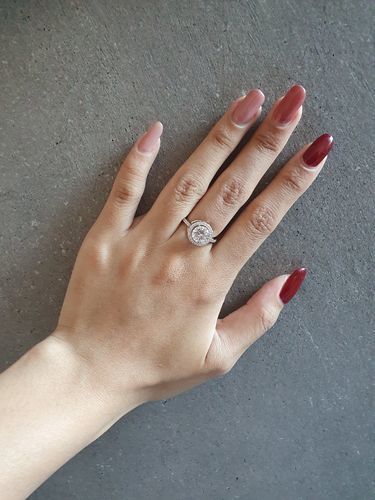 Customer photo review of Silver Circle Ring