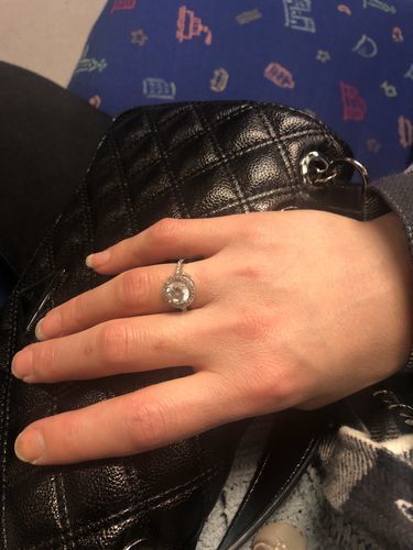 Customer photo review of Silver Circle Ring