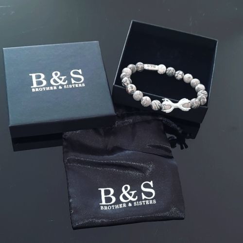 Customer photo review of White Gold Viking & Grey Stones