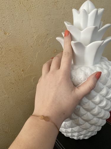 Customer photo review of Little Pineapple Bracelet