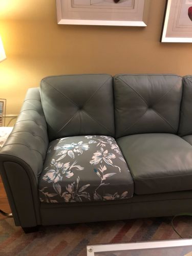 Customer photo review of Sofa Cushion Slipcovers