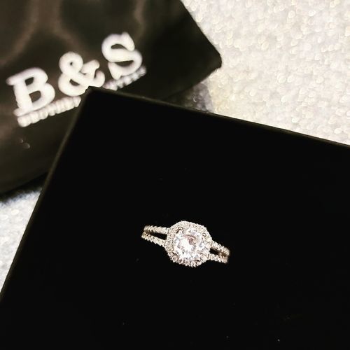 Customer photo review of Silver Square Ring