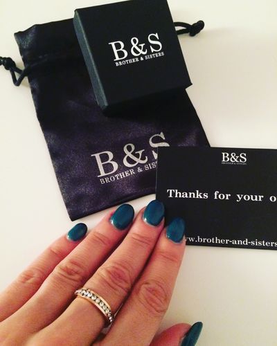 Customer photo review of Engagement Ring with Zircons