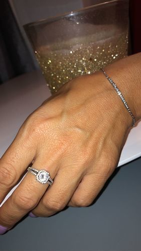 Customer photo review of Crystal Bar Bracelet