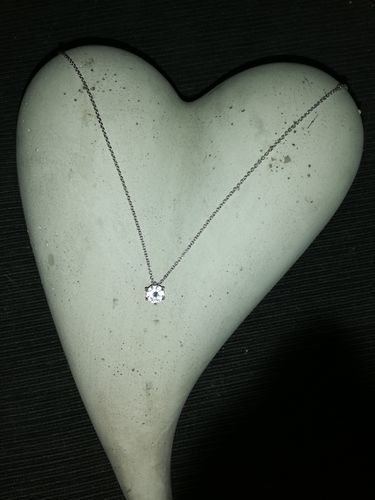 Customer photo review of Austrian Crystal Necklace