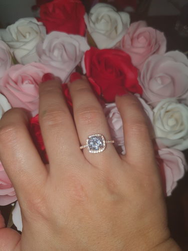 Customer photo review of Silver Timeless Ring