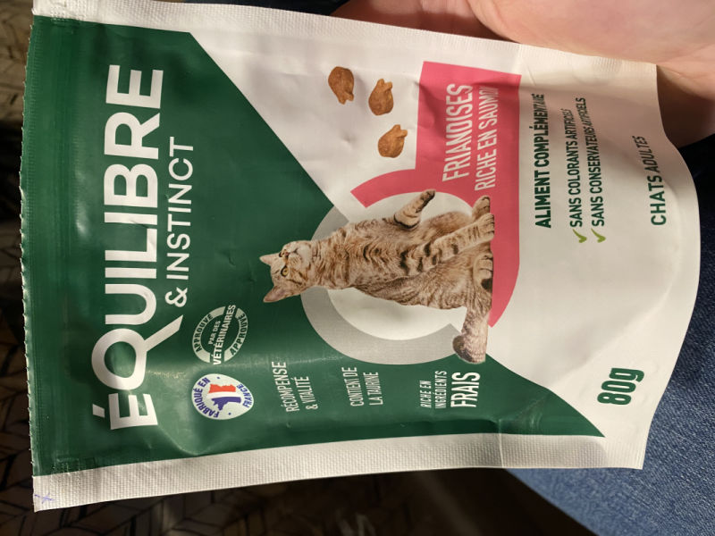 Customer photo review of Friandises riches en saumon (chat adulte)