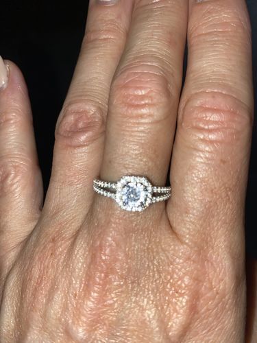 Customer photo review of Silver Square Ring