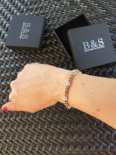 Customer photo review of Little Beads with Crystals Bracelet