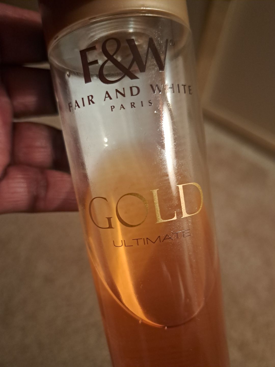 Customer photo review of Fair and White 2: Gold Revitalizing Argan Oil  200ml / 6.76 fl. oz