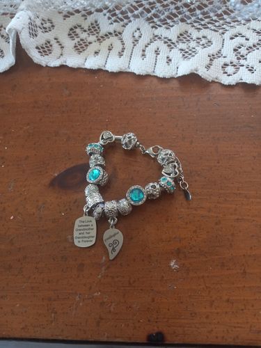 Customer photo review of Grandmother Granddaughter Unending Love Bracelets