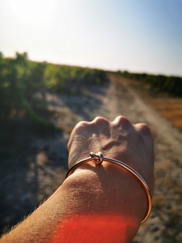 Customer photo review of Knotted Cuff
