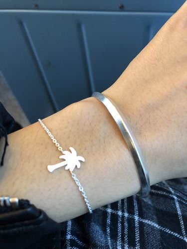 Customer photo review of Little Palm Bracelet