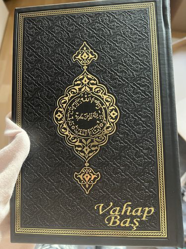 Customer photo review of Geschenk Kuran Thermo Black (17 x 25 cm) mit Wunsch Name