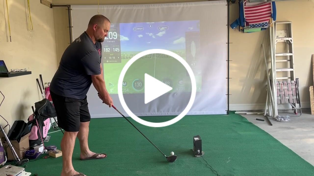 Customer video review of SkyTrak Launch Monitor and Golf Simulator