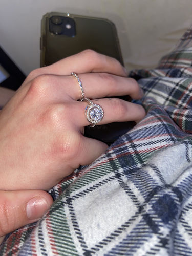 Customer photo review of Silver Circle Ring