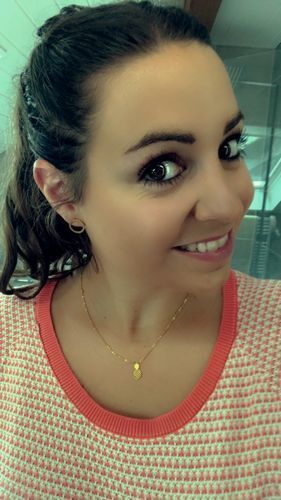 Customer photo review of Little Pineapple Necklace