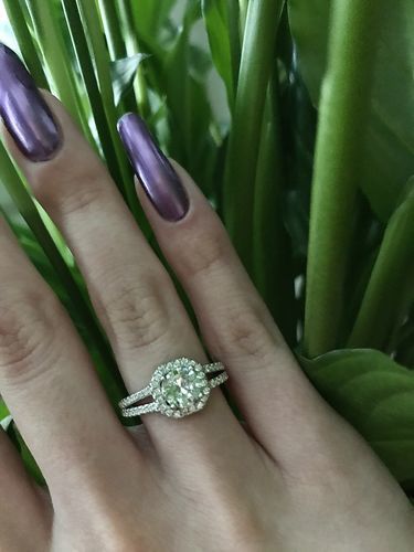 Customer photo review of Silver Square Ring