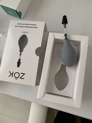 Customer photo review of Zōk- Naturally Reduce Pressure and Tension Inside the Head