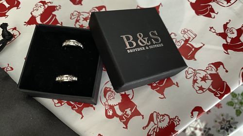 Customer photo review of Majesty Earrings