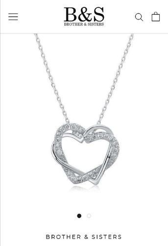 Customer photo review of Hearts with Austrian Crystals