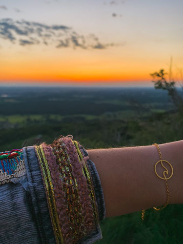Customer photo review of Little Wave Bracelet