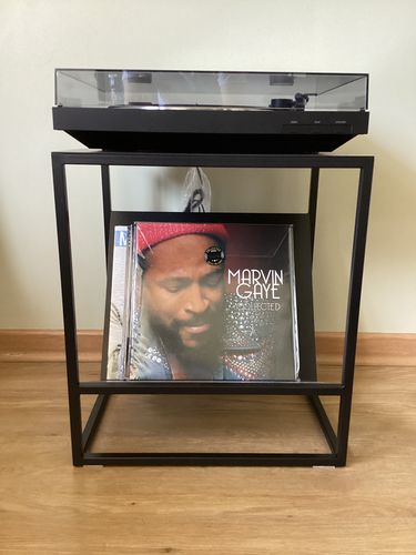 Customer photo review of Porta Vinilos Revista SIMPLE │LUXE Metal BLACK