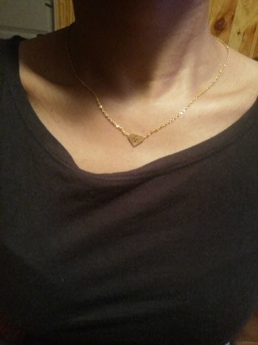 Customer photo review of Little Diamond Necklace