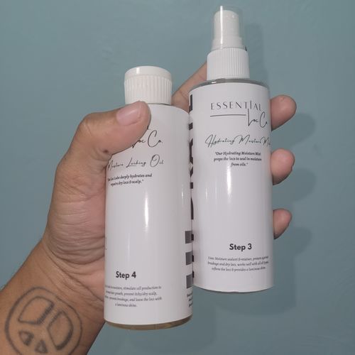Customer photo review of Daily Loc Care Bundle -- Loc Hydrating Misting Spray + Loc Oil Bundle: Step 3 & 4