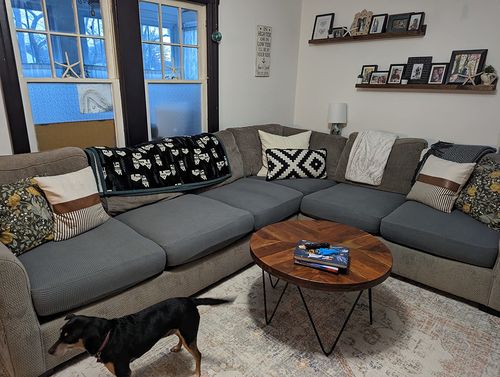 Customer photo review of Sofa Cushion Slipcovers