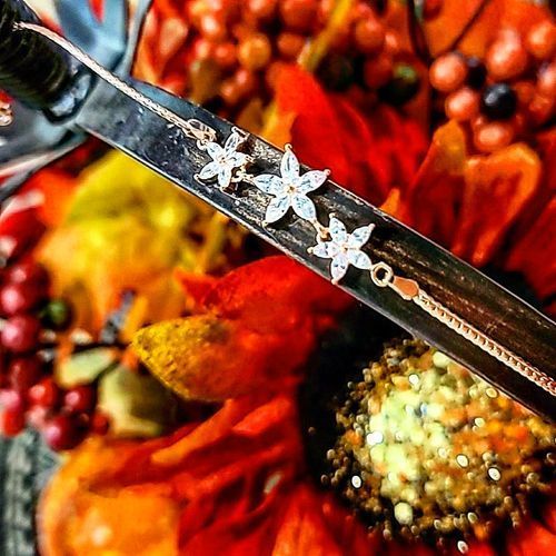 Customer photo review of Austrian Crystals Flowers Bracelet