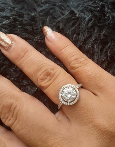 Customer photo review of Silver Circle Ring
