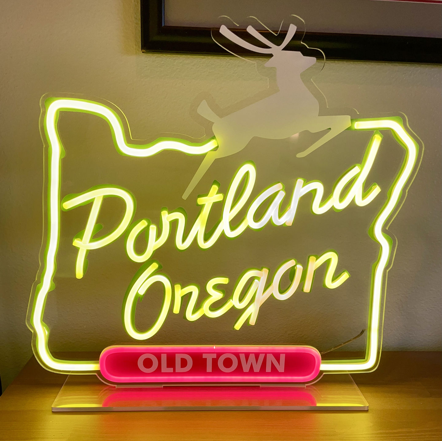 Customer photo review of LED Portland Sign