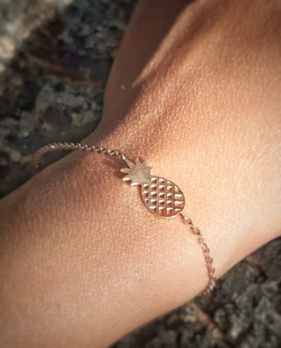 Customer photo review of Little Pineapple Bracelet