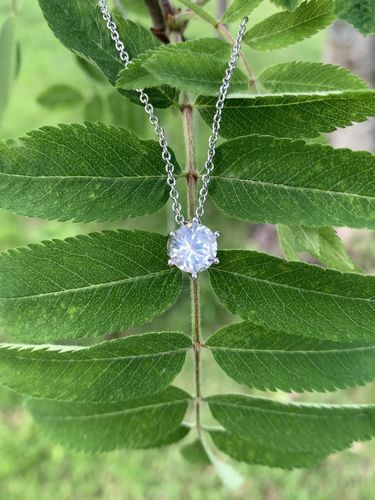 Customer photo review of Austrian Crystal Necklace