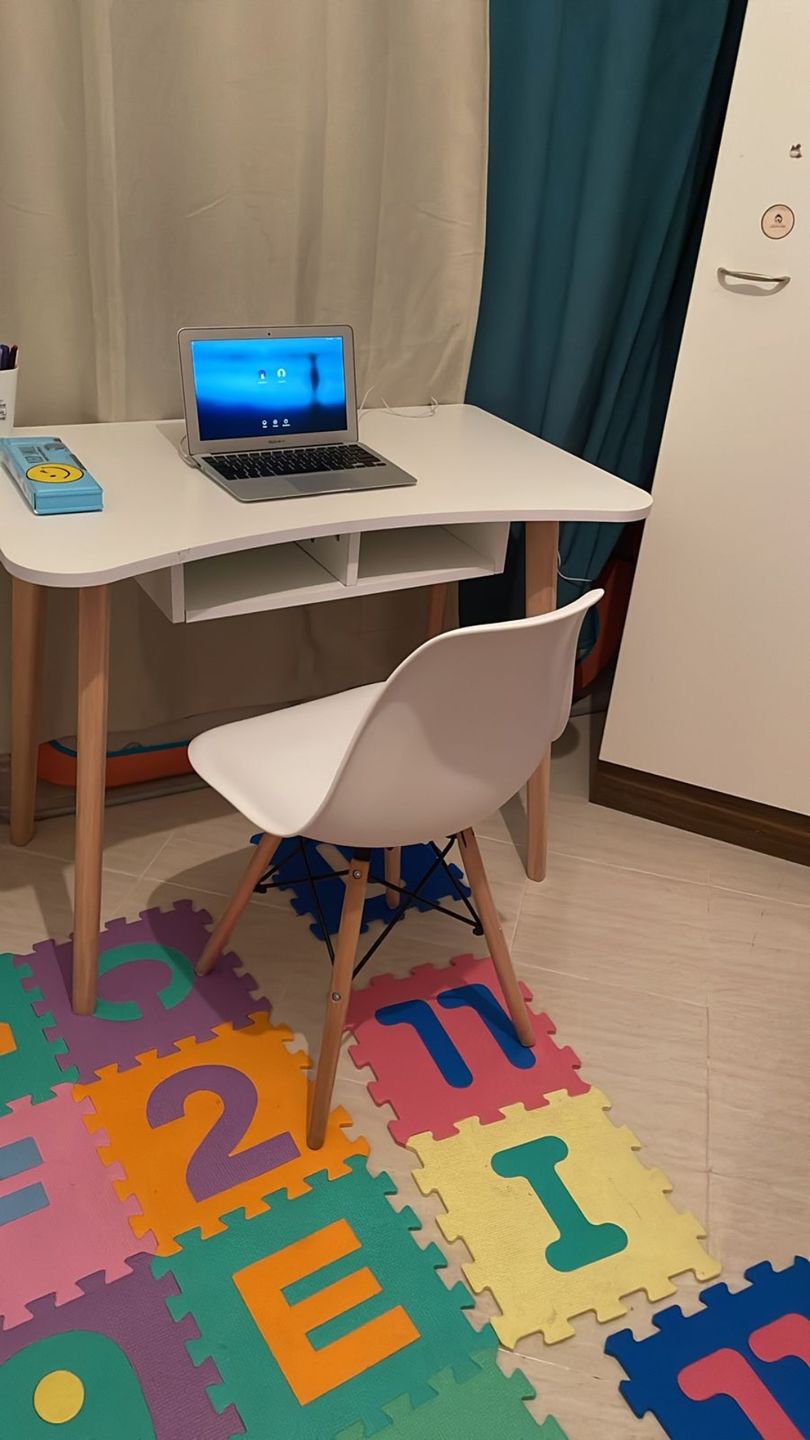 Customer photo review of PERTUIS - Bureau en bois (100x60x75)cm