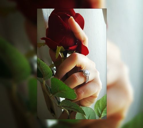 Customer photo review of Silver Square Ring