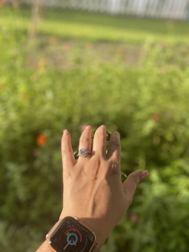 Customer photo review of Silver Circle Ring