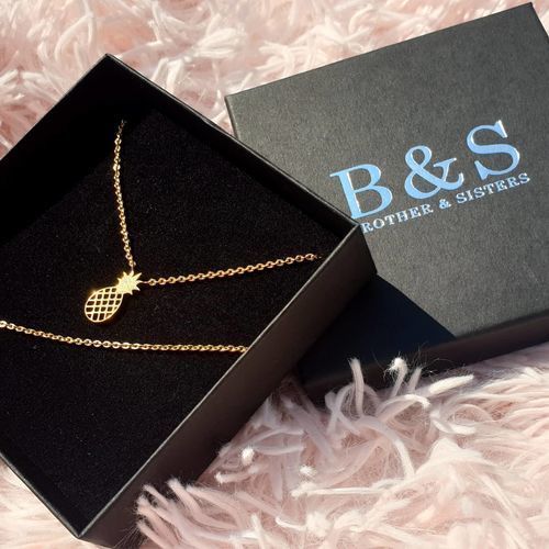 Customer photo review of Little Pineapple Necklace