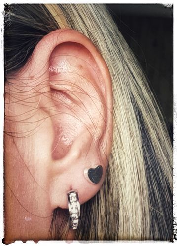 Customer photo review of Majesty Earrings